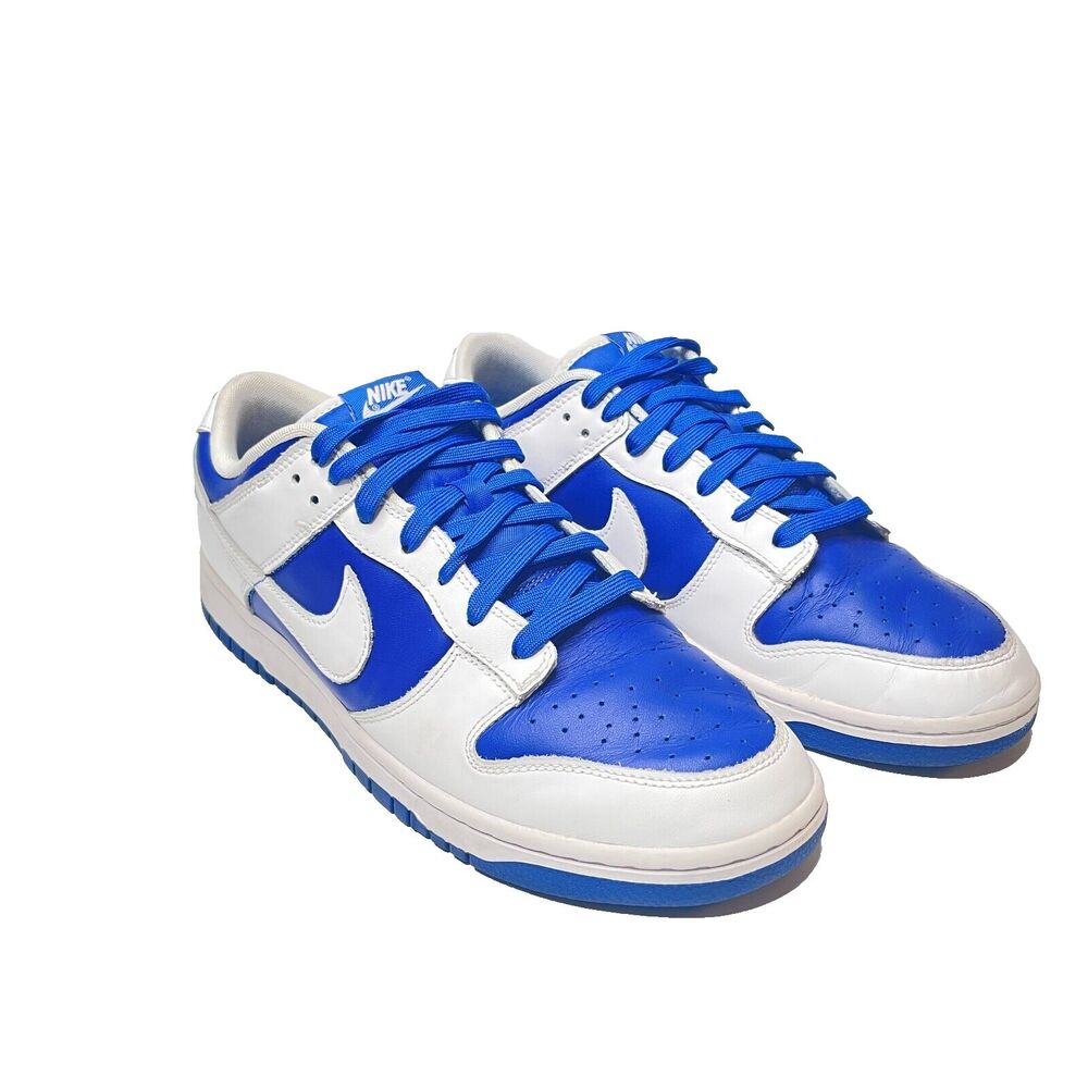 NIKE Low Racer 2022 White Blue Sneakers DD1391-401 Mens Size 11.5